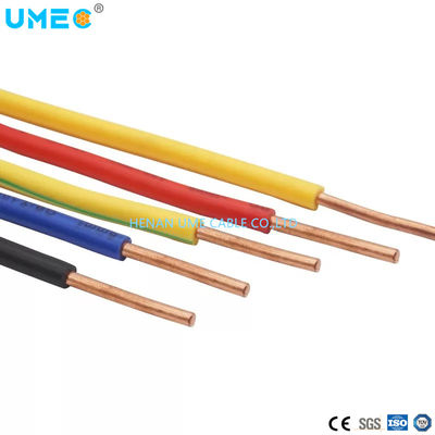 450/750v IEC 60227 01 標準 1x4mm2-1/2.22mm PVC 厚さ 0.8mm 電線