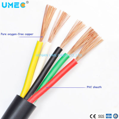 60227 IEC 52-4x6mm2 PVC保温厚さ0.8mm PVCシート厚さ1.2mm 家用用用 電線