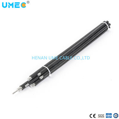 XLPE/PE/PVC 断熱式ドロップサービス エアリアンバンドルケーブル AAC/AAAC/ACSR 電源送電線用