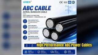 配電用の信頼性の高い 0 6 1kV オーバーヘッド ABC ケーブル