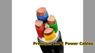 高品質 XLPE 絶縁銅電源ケーブル 0 6 1kV